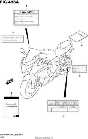 Label (gsx-r1000l5 E03) Schematic