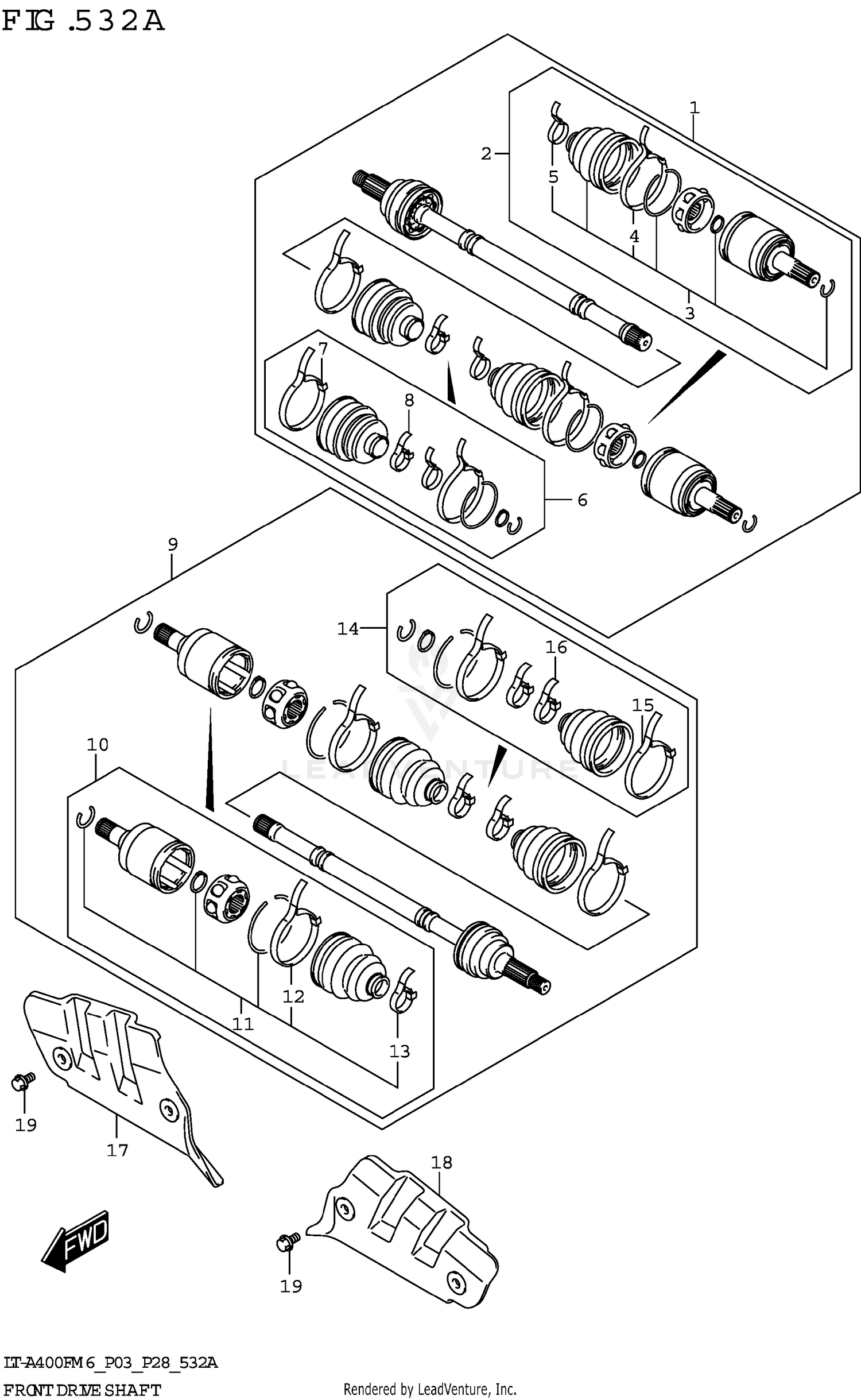 FRONT DRIVE SHAFT