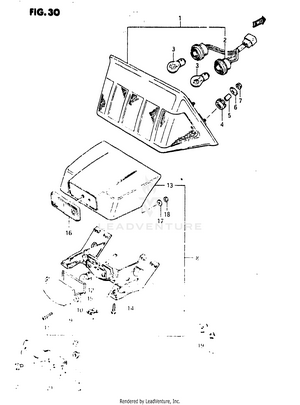 Tail Lamp - License Lamp Schematic
