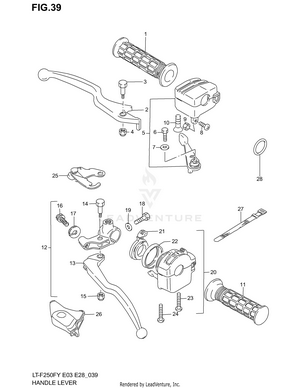 Handle Lever (model X/y/k1) Schematic