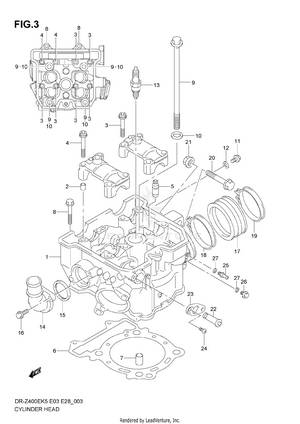 Cylinder Head Schematic