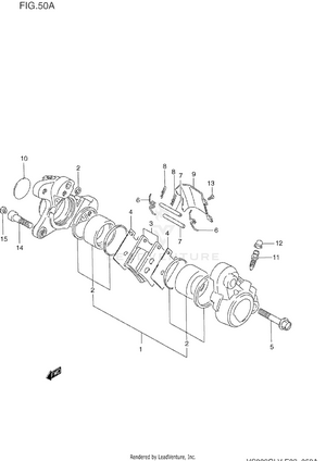 Front Caliper (model P/r/s/t/v) Schematic