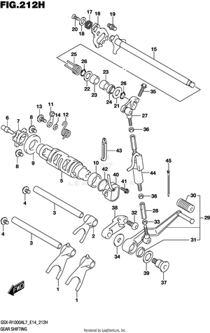 Gear Shifting (gsx-r1000rzl8 E33) Schematic