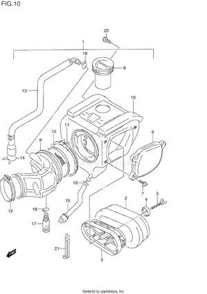 Air Cleaner (model L/m/n/p) Schematic