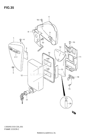 Frame Cover (model K5/k6/k7/k8) Schematic