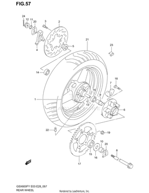 Rear Wheel Schematic