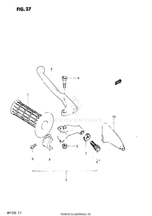 Left Handle Grip Schematic