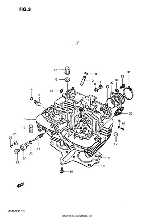 Cylinder Head Schematic