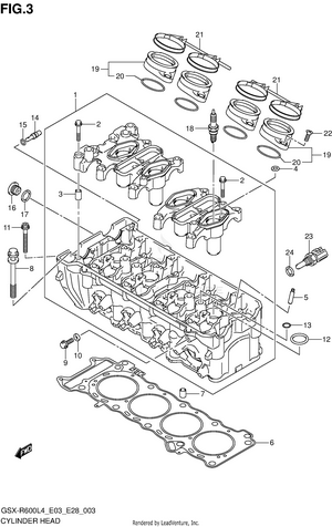 Cylinder Head Schematic
