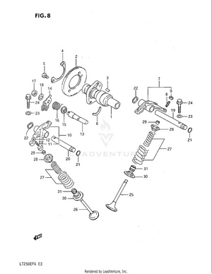 Cam Shaft - Valve Schematic