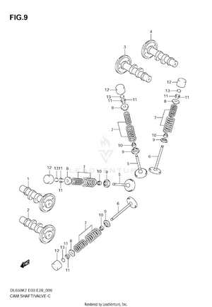 Camshaft / Valve Schematic