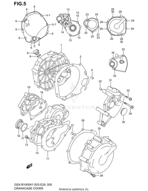 Crankcase Cover Schematic