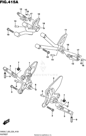 Footrest Schematic