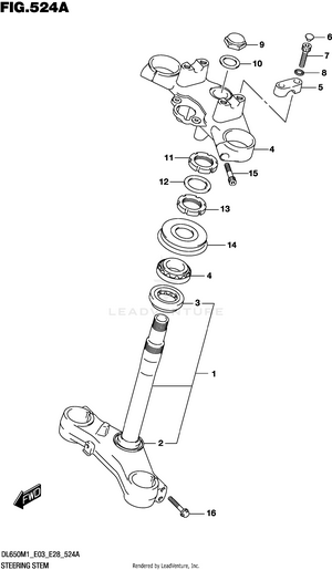 Steering Stem Schematic