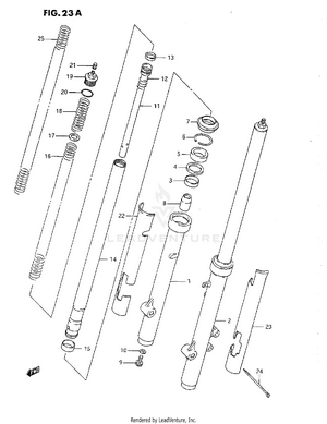 Front Fork (k) Schematic