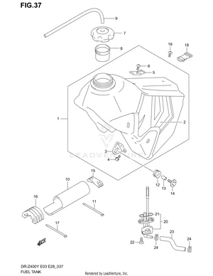 Fuel Tank (model Y) Schematic