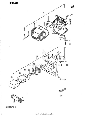 Rear Combination Lamp Schematic