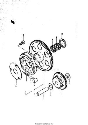 Starter Clutch Schematic