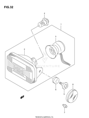 Headlamp (model K3/k4) Schematic