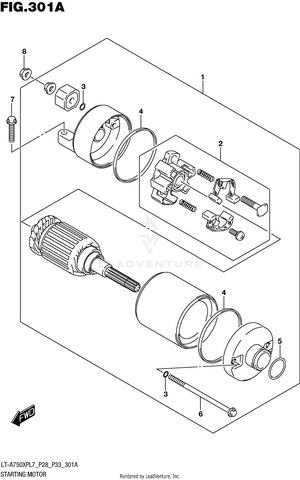 Starting Motor Schematic