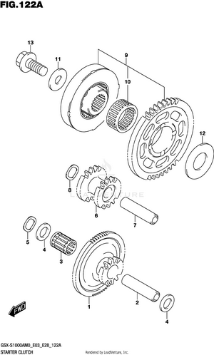 Starter Clutch Schematic