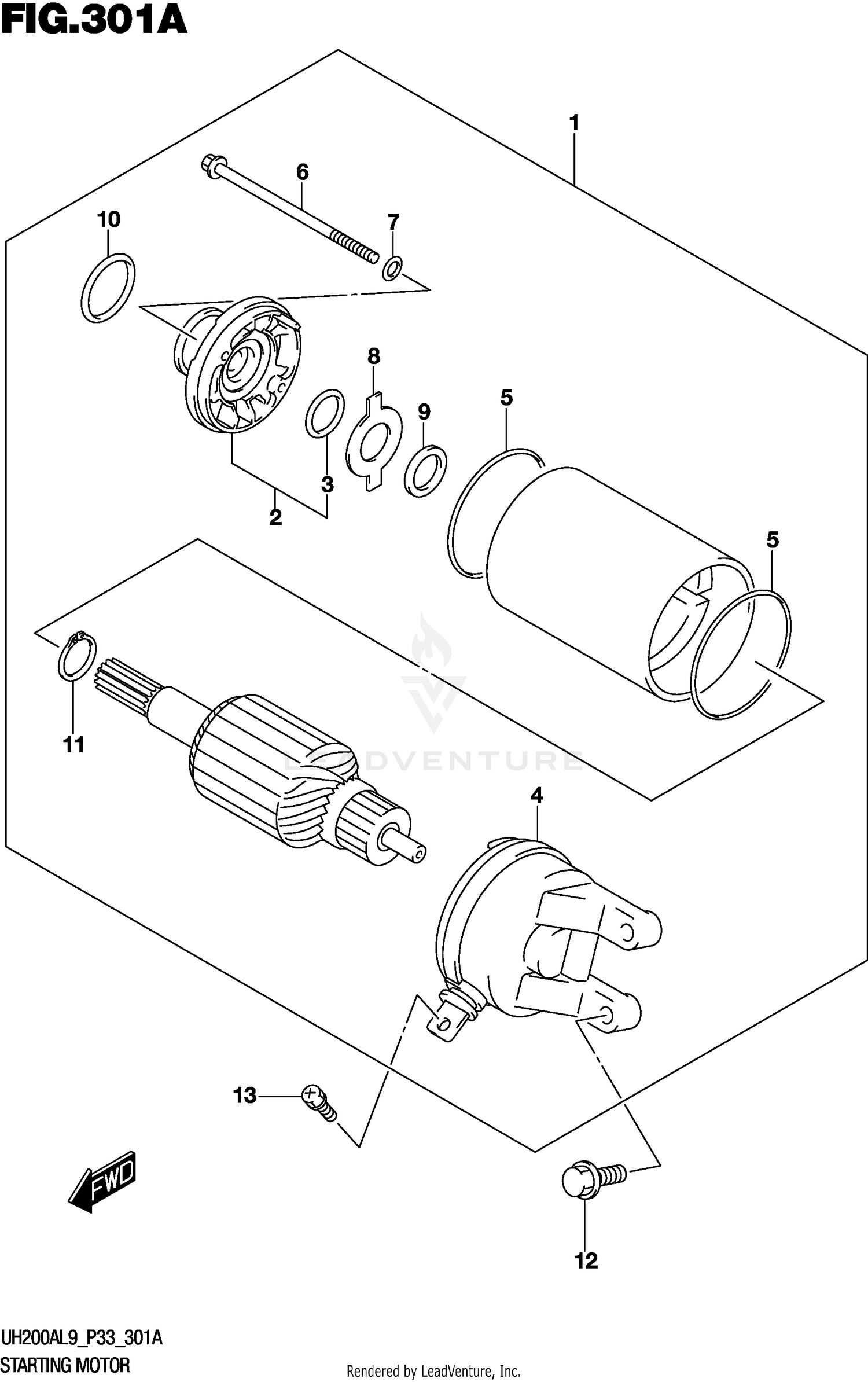 STARTING MOTOR