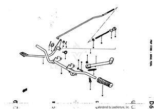 Prop Stand - Brake Pedal Schematic
