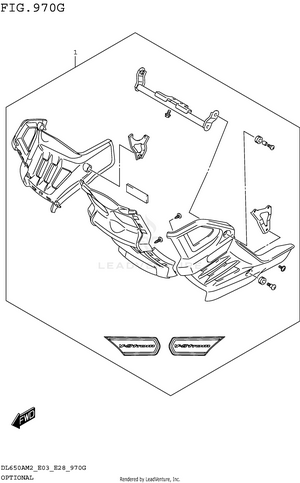 Optional (dl650am2 E28:under Cowling Set) Schematic