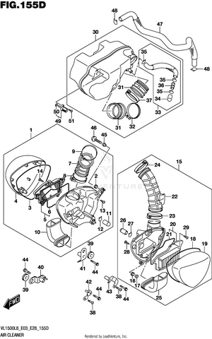 Air Cleaner (vl1500btl8 E28) Schematic