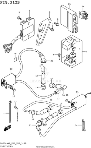 Electrical (dl650am2 E28) Schematic