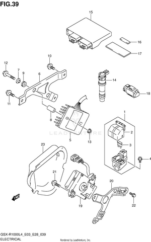 Electrical (gsx-r1000l4 E03) Schematic