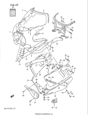 Cowling (model K 9sr) Schematic