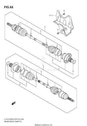 Rear Drive Shaft Schematic