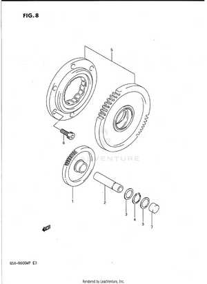 Starter Clutch Schematic