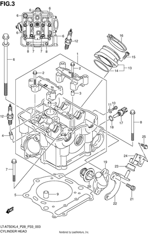 Cylinder Head Schematic