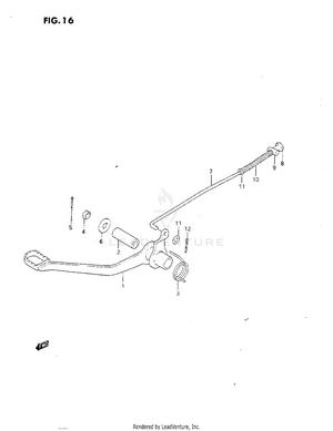 Rear Brake Schematic
