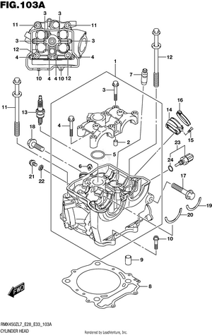 Cylinder Head Schematic