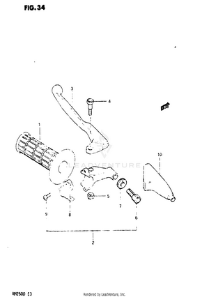 Left Handle Grip Schematic