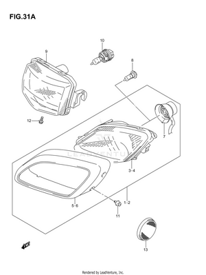 Headlamp (model K5) Schematic