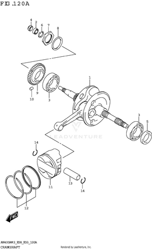 Crankshaft Schematic