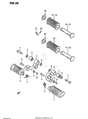 Footrest (model T) Schematic