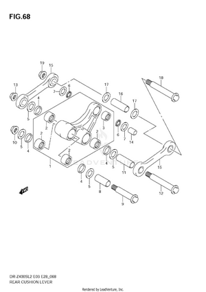 Rear Cushion Lever Schematic