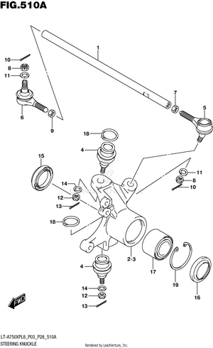 Steering Knuckle Schematic