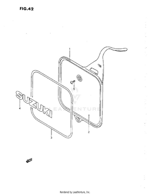 Front Number Plate Schematic