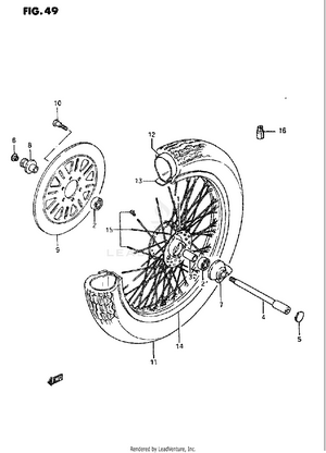 Front Wheel Schematic