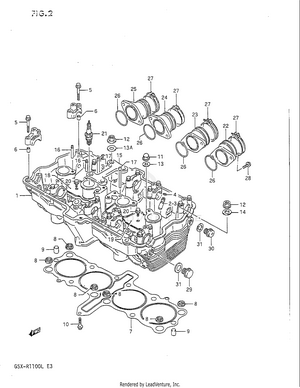 Cylinder Head Schematic