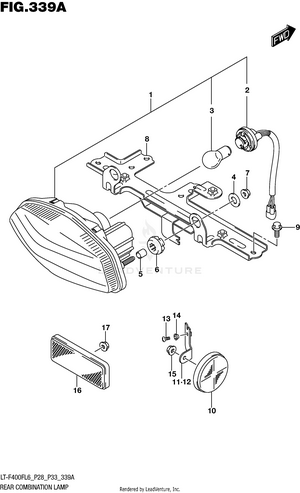 Rear Combination Lamp (lt-f400fl6 P28) Schematic