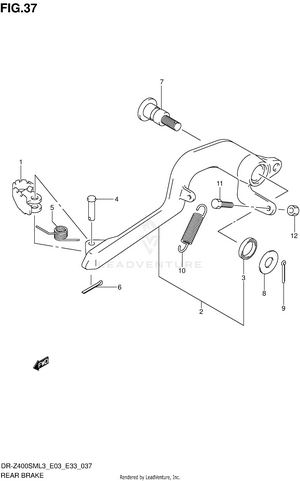 Rear Brake Schematic