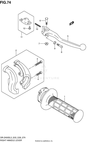 Right Handle Lever Schematic