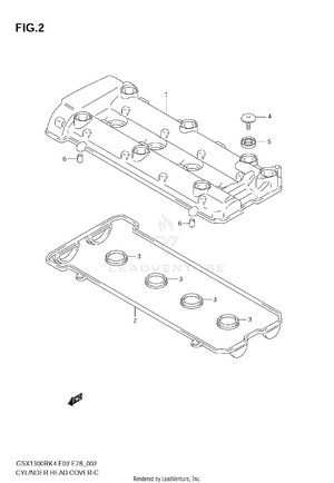Cylinder Head Cover Schematic